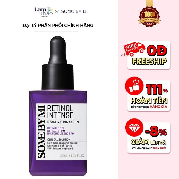 Tinh Chất Retinol Ngăn Lão Hoá Với Collagen Và Peptides Some By Mi Retinol Intense Reactivating Serum