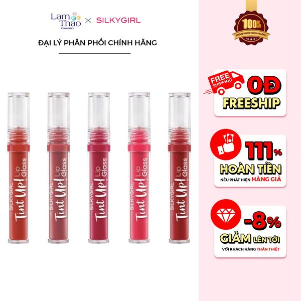 Son Bóng Có Màu Silkygirl Tint Up! Lip Glass