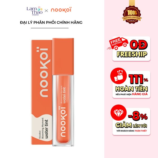 [TẶNG Gương Lược Cầm Tay Nookoi][HĐ 199K TẶNG 1 KẸP TÓC NOOKOI] Son Tint Bóng Nookoi Blooming Moment Water Tint