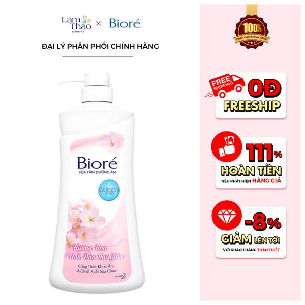 Sữa Tắm Hương Hoa Anh Đào Thư Giãn Bioré