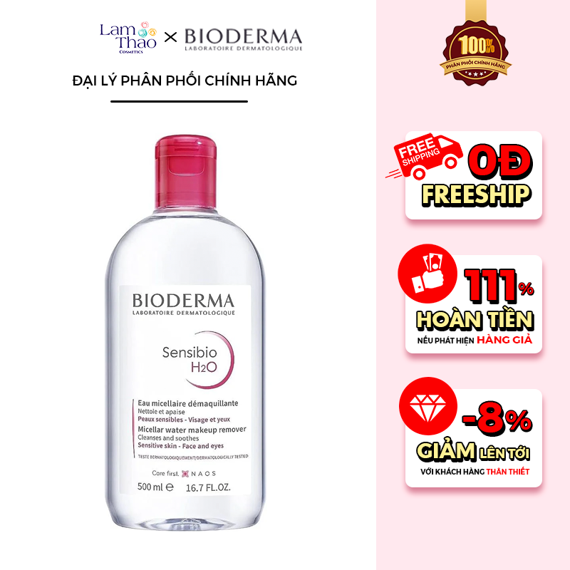 Nước Tẩy Trang Dành Cho Da Nhạy Cảm Bioderma Makeup Remover Micellar Water