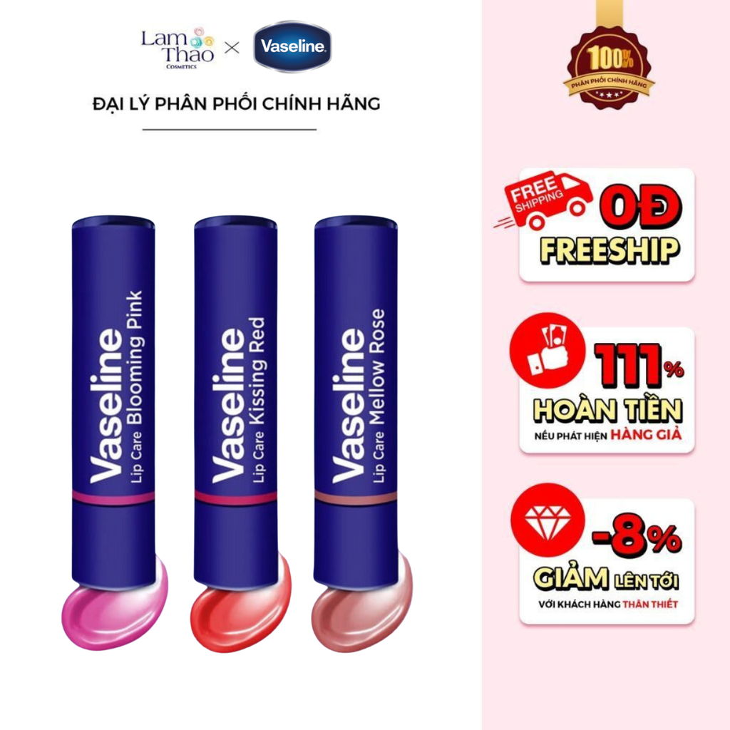 Son Dưỡng Môi Có Màu Vaseline Lip Care