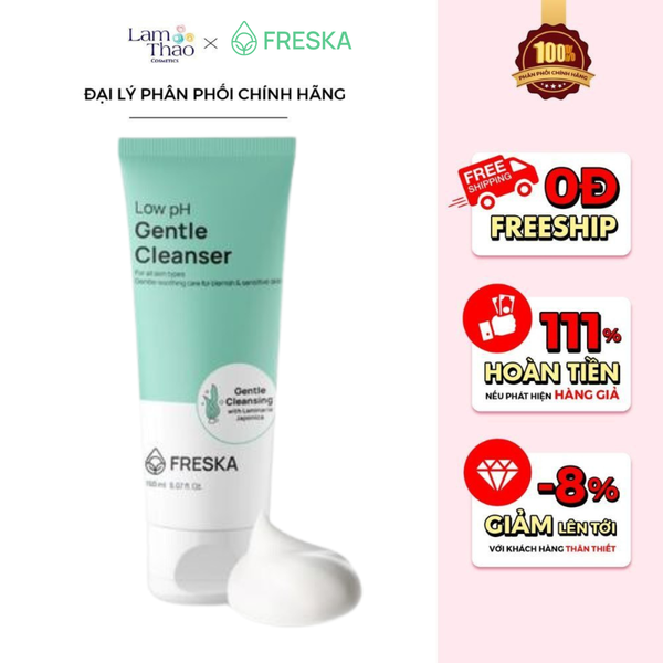 Sữa Rửa Mặt Dịu Nhẹ Freska Low Ph Gentle Cleanser