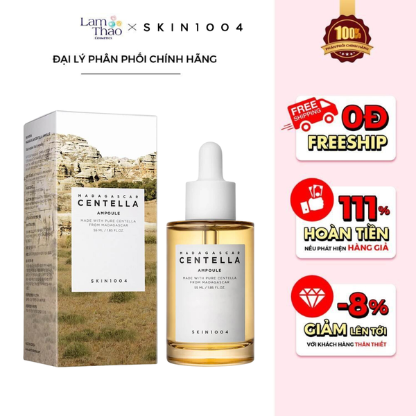 Tinh Chất Rau Má Dành Cho Da Nhạy Cảm Skin1004 Madagascar Centella Asiatica Ampoule