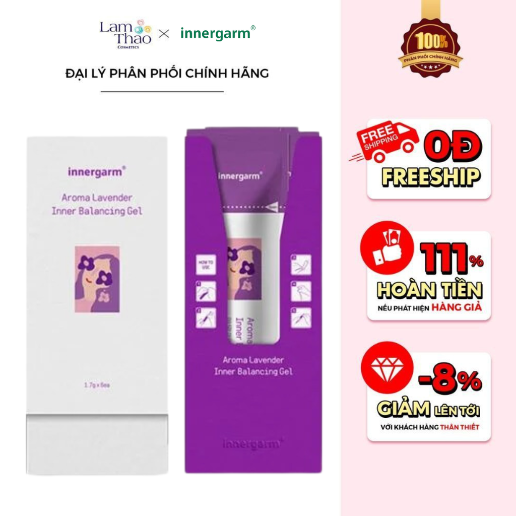 Đũa Thần Gel Dưỡng Vùng Kín Đa Năng Hương Oải Hương Wettrust Innergarm Aroma Lavender Inner Balancing Gel