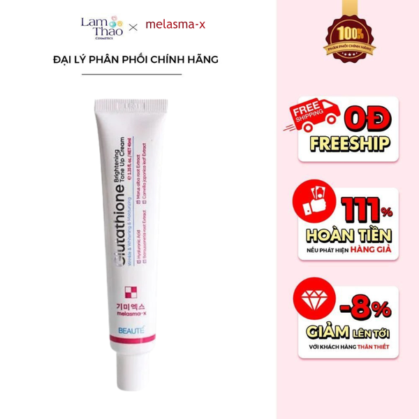 Kem Dưỡng Trắng Da Ngăn Ngừa Lão Hoá Beauté MelasmaX Glutathione Brightening Tone Up