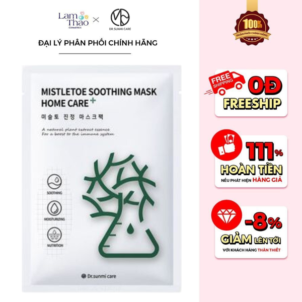Mặt Nạ Phục Hồi Dịu Da Dr.Sunmi Care Mistletoe Soothing Home Care Mask