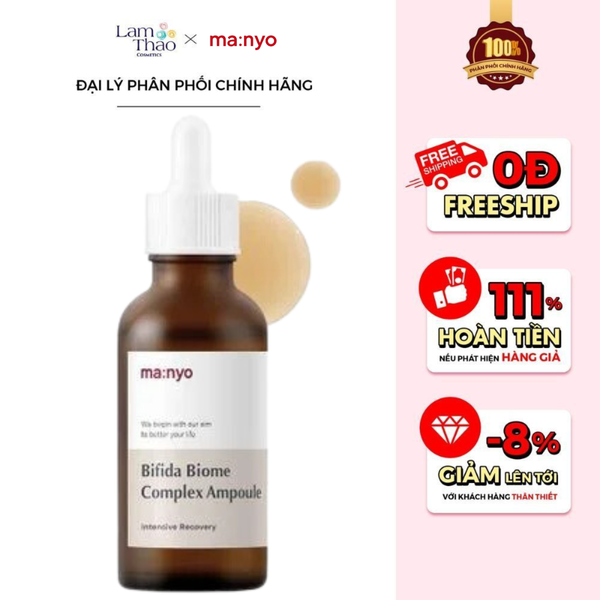 Tinh Chất Phục Hồi, Chống Lão Hóa Manyo Bifida Biome Complex Ampoule