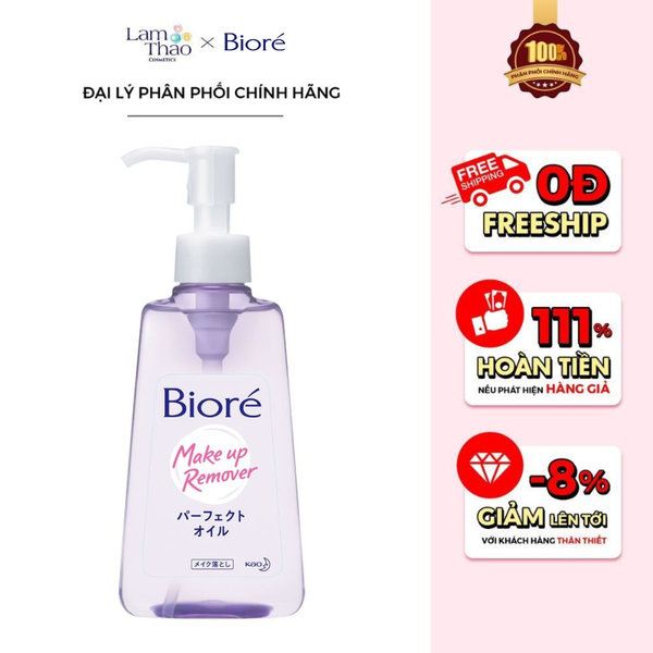 Dầu Tẩy Trang Bioré Make Up Remover Perfect Oil