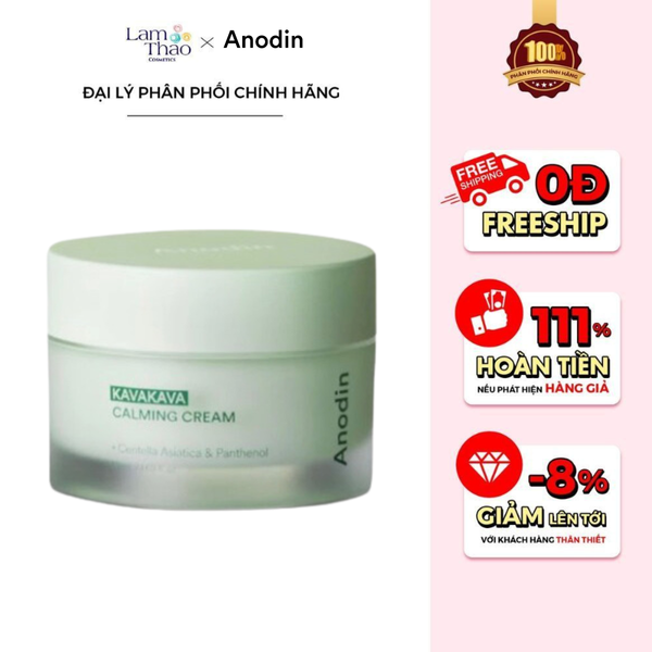 Kem Dưỡng Làm Dịu Và Cấp Ẩm Cho Da Anodin Kavakva Calming Cream