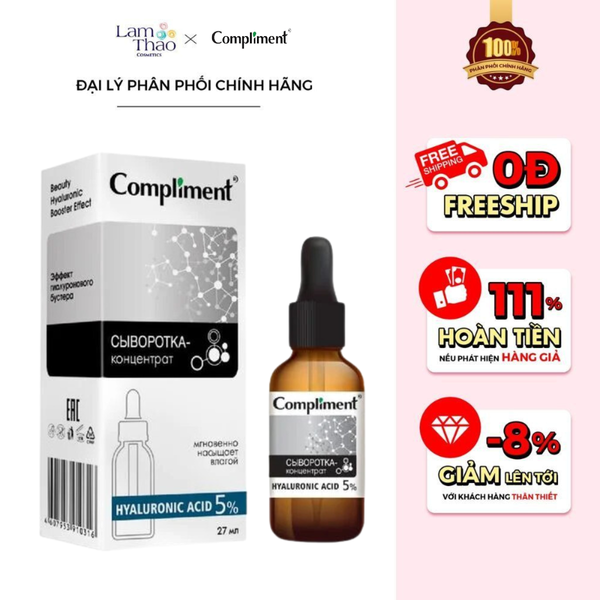 Tinh Chất Cấp Ẩm Cô Đặc Compliment Hyaluronic Acid 5%
