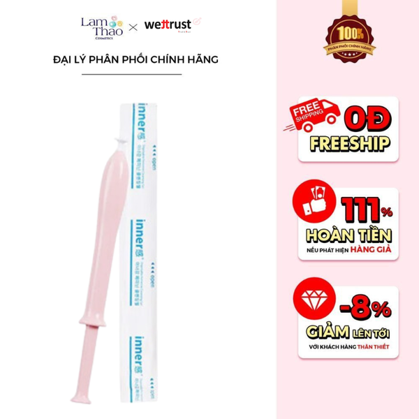 Đũa Thần Làm Sạch Dịu Nhẹ Vùng Kín Wettrust Innergarm Disposable Feminine Cleansing Gel
