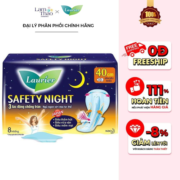Băng Vệ Sinh Ban Đêm Laurier Safety Night