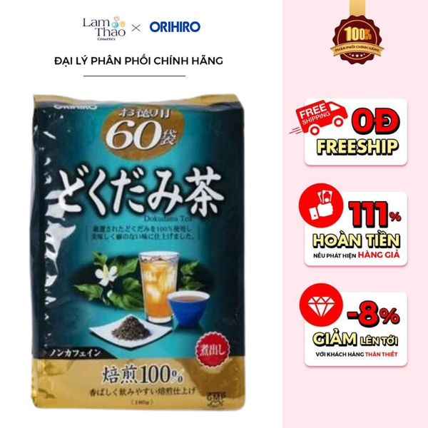 Trà Hỗ Trợ Thải Độc Diếp Cá Orihiro Dokudami Tea
