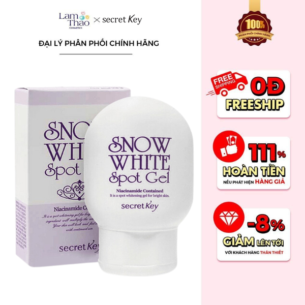 Gel Làm Sáng Da Hỗ Trợ Giảm Thâm Secret Key Snow White Spot Gel