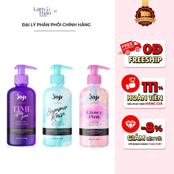 Sữa Tắm Hương Nước Hoa Trắng Da Joji Secret Young Perfume Shower Cream Shea Butter + Vitamin C & E