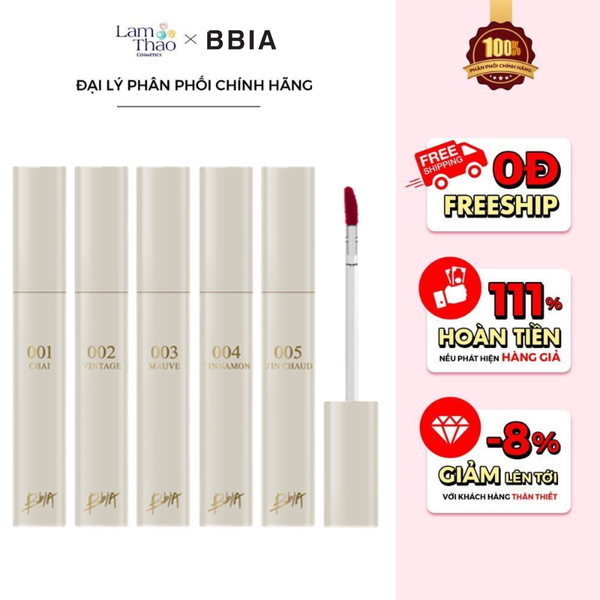 Son Tint Bóng Bbia Glow Lip Tint ( Mẫu Mới )
