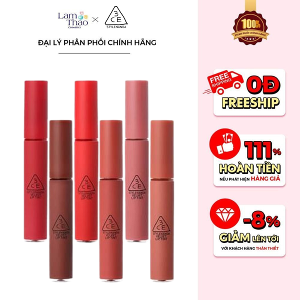 Son Kem 3CE Velvet Lip Tint