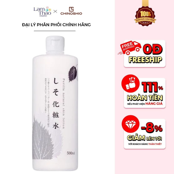 Nước Hoa Hồng Lá Tía Tô Chinoshio Perilla Natural Skin Lotion