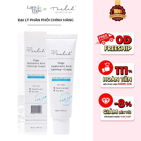 Kem Dưỡng Cấp Ẩm The Lab Oligo Hyaluronic Acid Calming + Cream