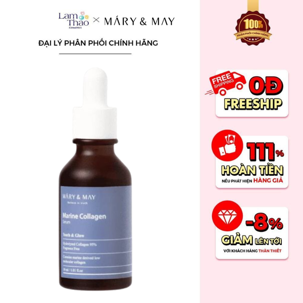 Tinh Chất Chống Lão Hóa Mary & May Marine Collagen Serum