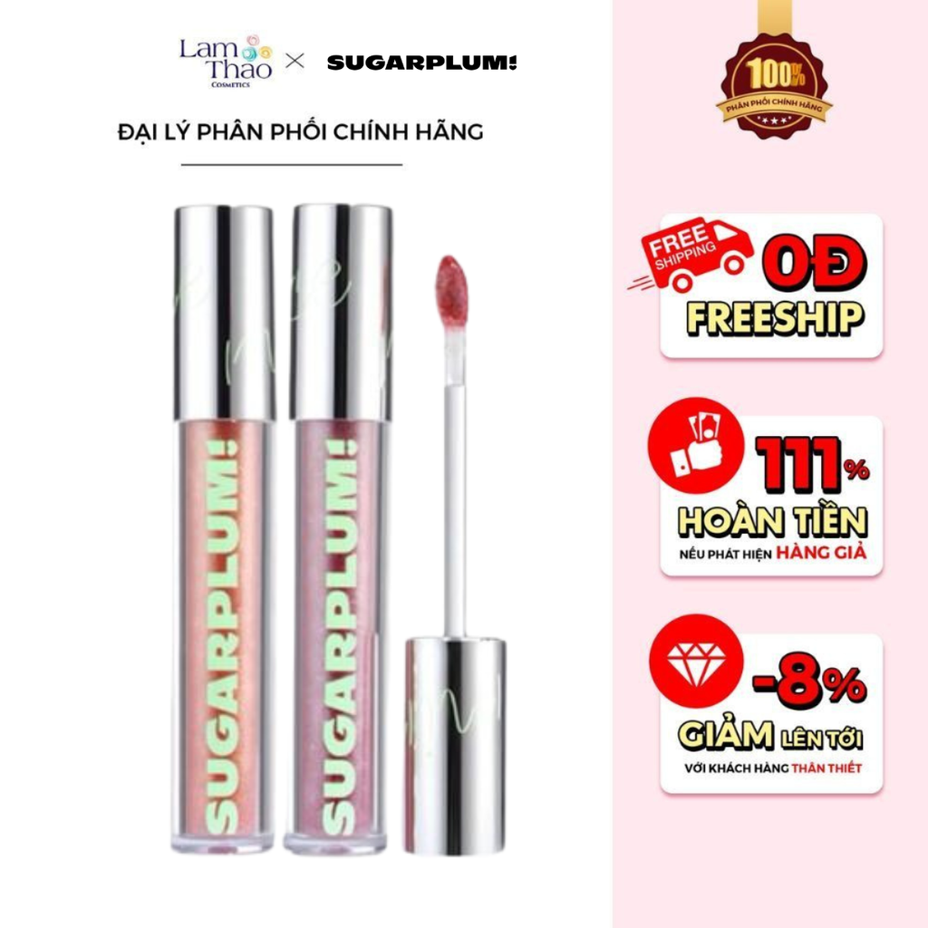 Son Nhũ Bóng Sugarplum Mintyice Sparkling Gloss