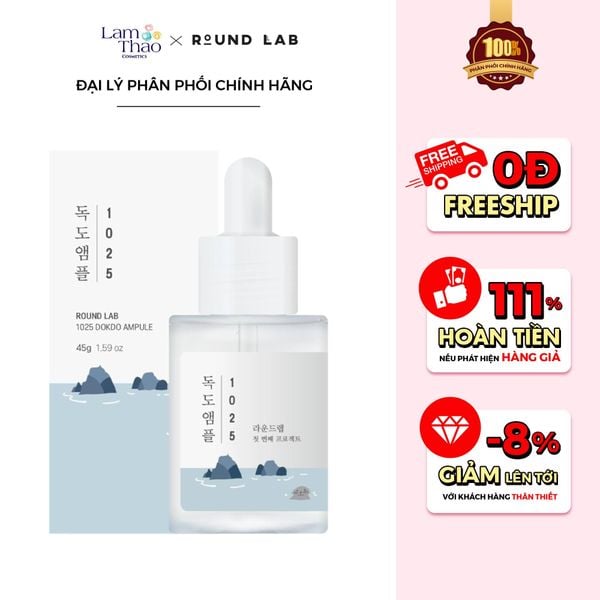 Tinh Chất Cấp Ẩm Round Lab 1025 Dokdo Ampule