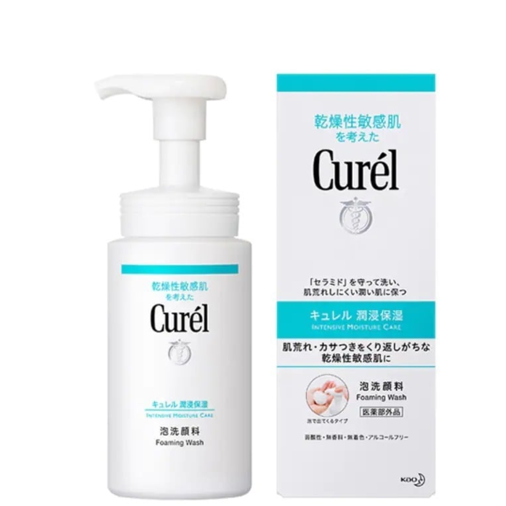 Sữa Rửa Mặt Dạng Bọt Cấp Ẩm Chuyên Sâu Curél Intensive Moisture Care Foaming Wash 150ml