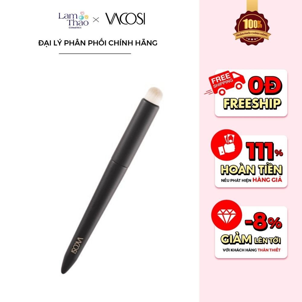 Cọ Môi Đầu Tròn Vacosi Soft Lip Brush