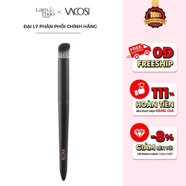 Cọ Che Khuyết Điểm Xéo Bầu Vacosi Round Concealer Brush