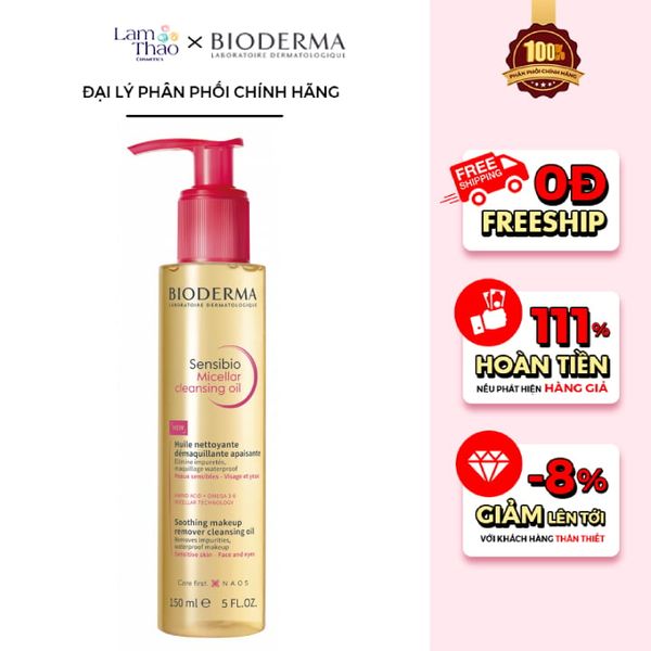Dầu Tẩy Trang Bioderma Sensibio Micellar Cleansing Oil