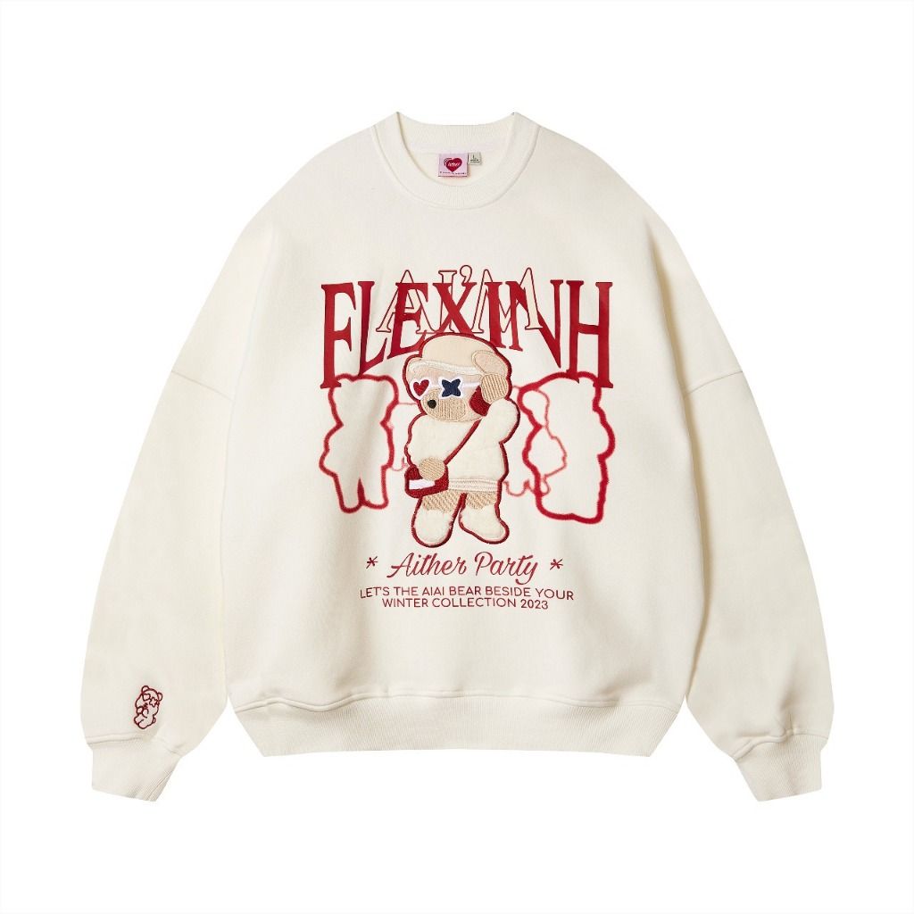 AIAI OFFICIAL Áo nỉ Sweater Flexinh from rộng