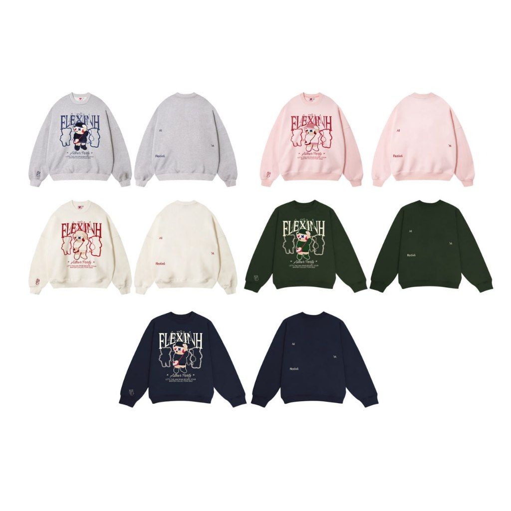 AIAI OFFICIAL Áo nỉ Sweater Flexinh from rộng