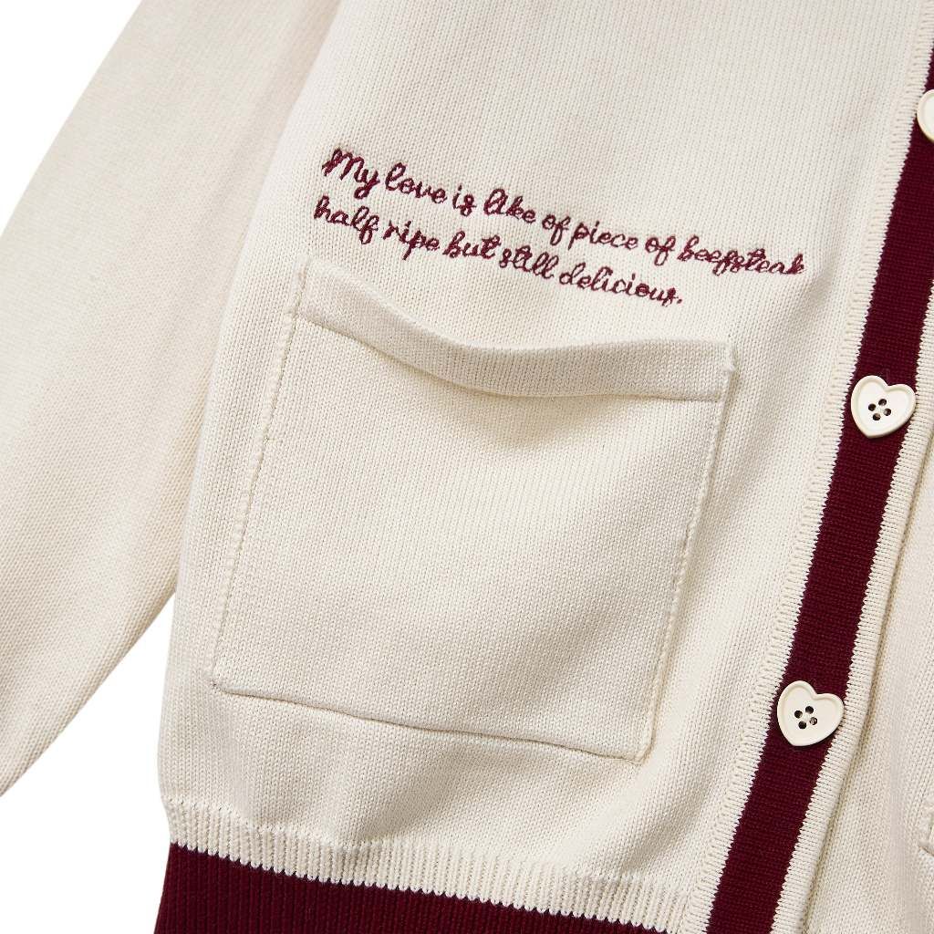 AIAI OFFICIAL Áo khoác Cardigan AI LOVE DU