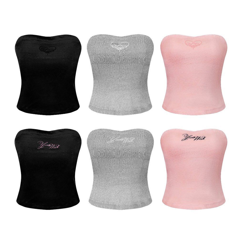 AIAI OFFICIAL Tube Top Your Wish/AIU croptop