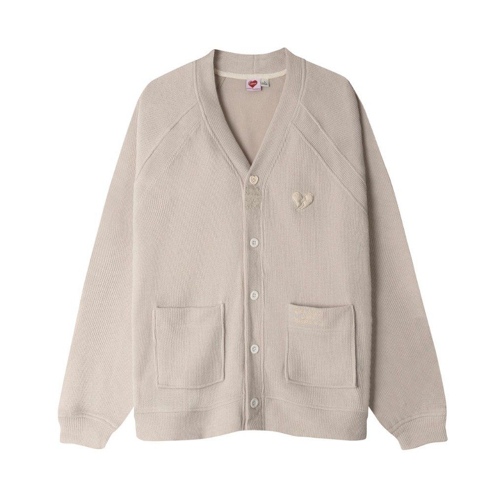 AIAI OFFICIAL Áo khoác nữ Cardigan Bad Hearts Don't Break Hearts thêu logo thương hiệu