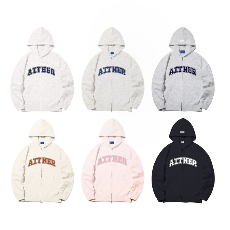 AIAI OFFICIAL Áo Hoodie Zip Unisex form rộng (HÀNG CHÍNH HÃNG)