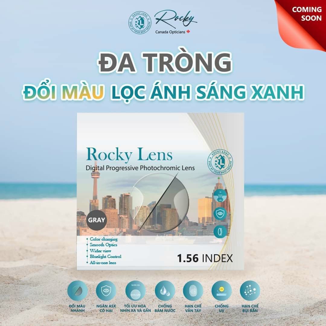 ĐA TRÒNG _ROCKY PHOTO BLUE UV 1.56 AS