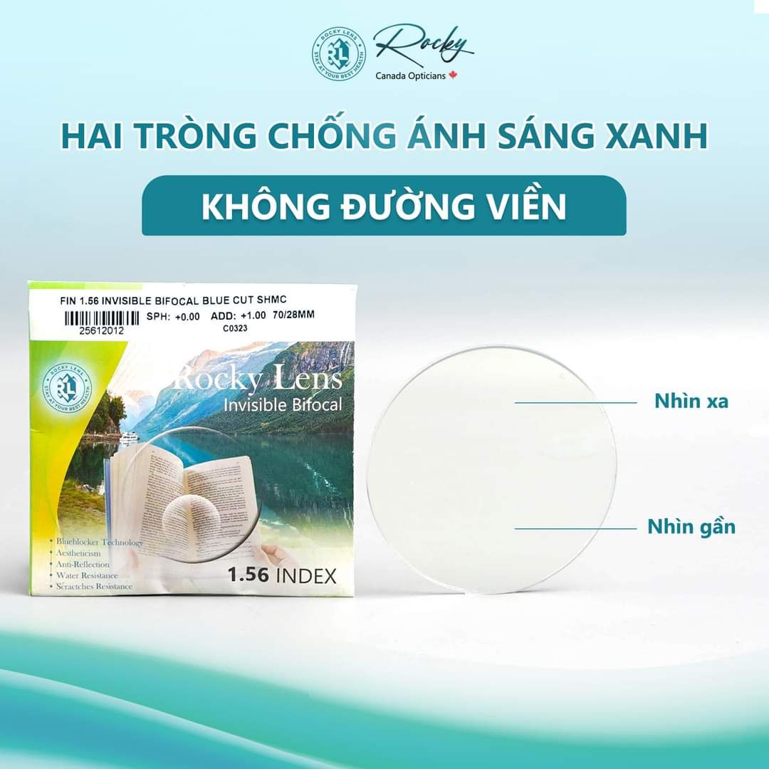 HAI TRÒNG LIỀN _ ROCKY BLUE UV 1.56 ROCKY BLUE UV