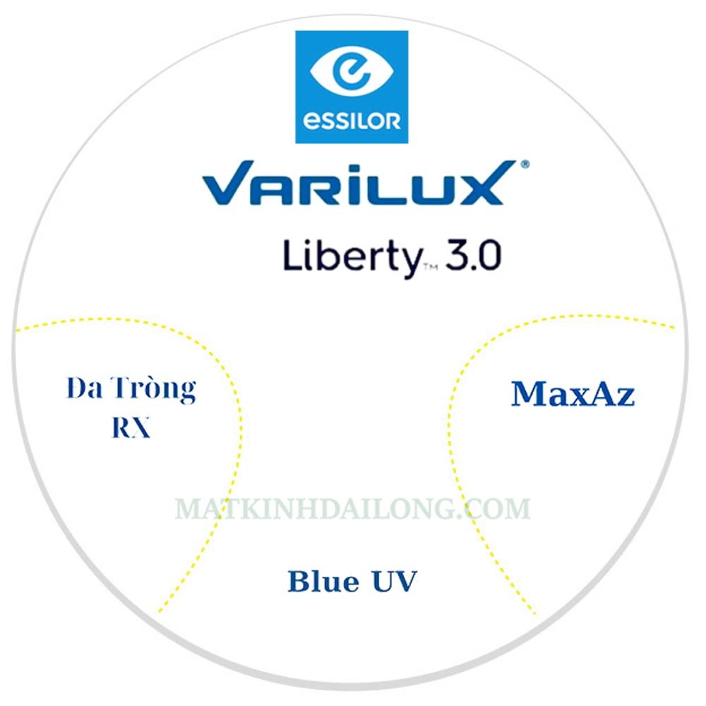 ĐA TRÒNG _ Essilor Varilux® Liberty™ 3.0 1.56 BLUE UV MaxAz