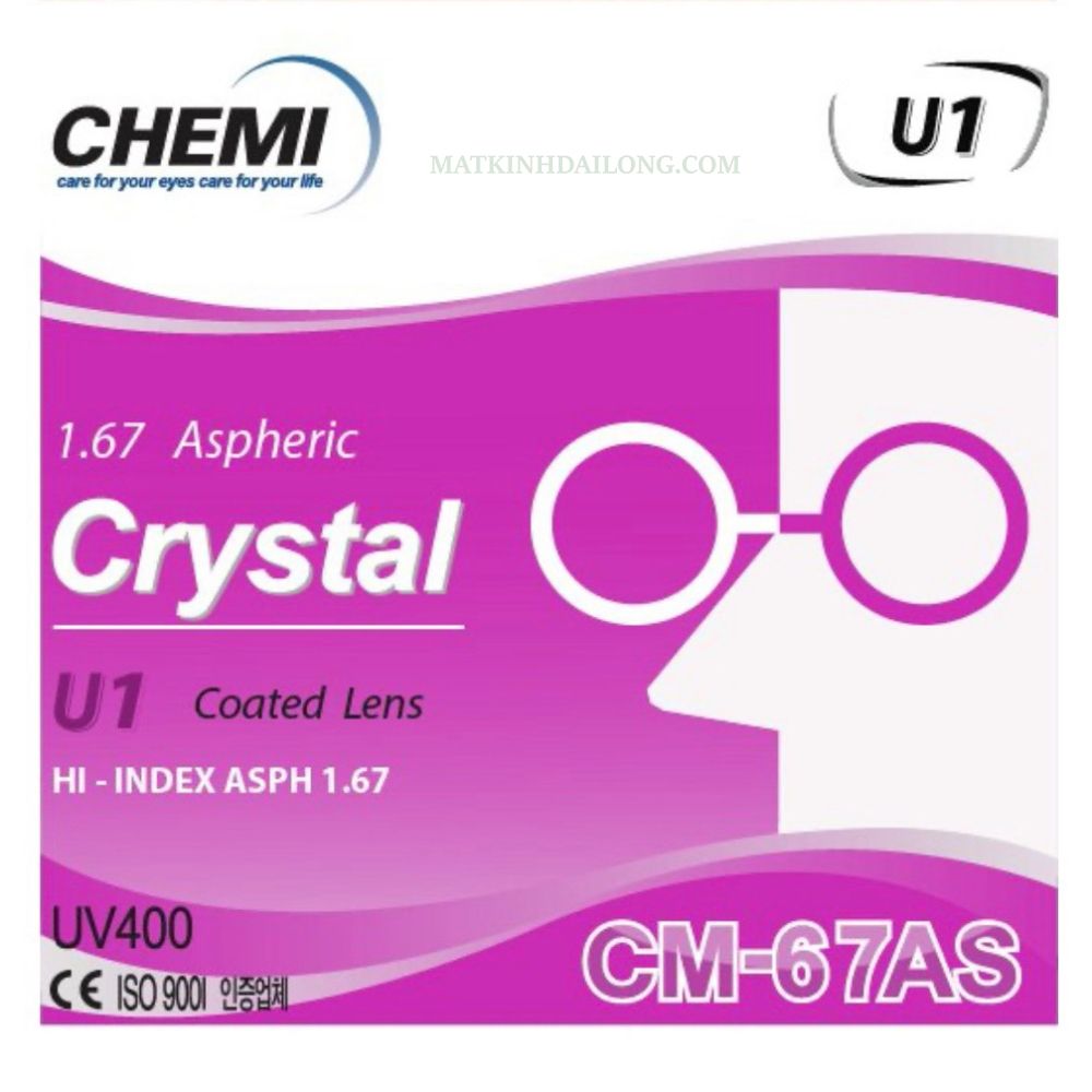 TRÒNG KÍNH _CHEMI 1.67 U1 UV