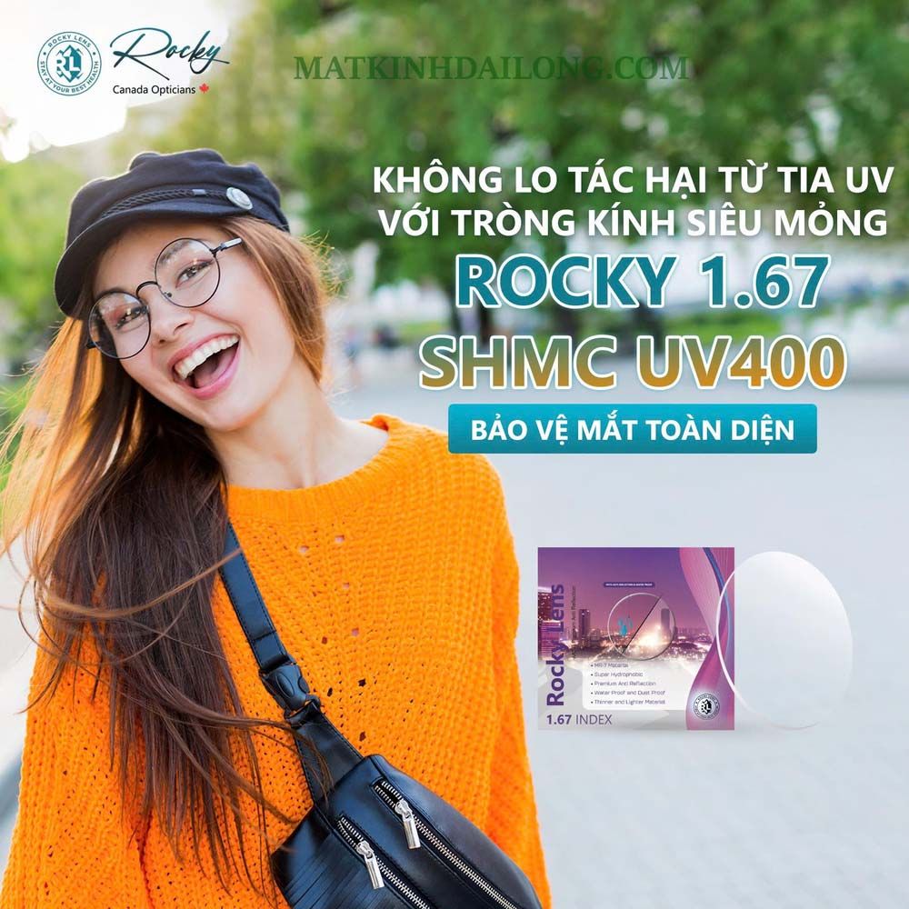 TRÒNG KÍNH ROCKY UV 1.67 ASP