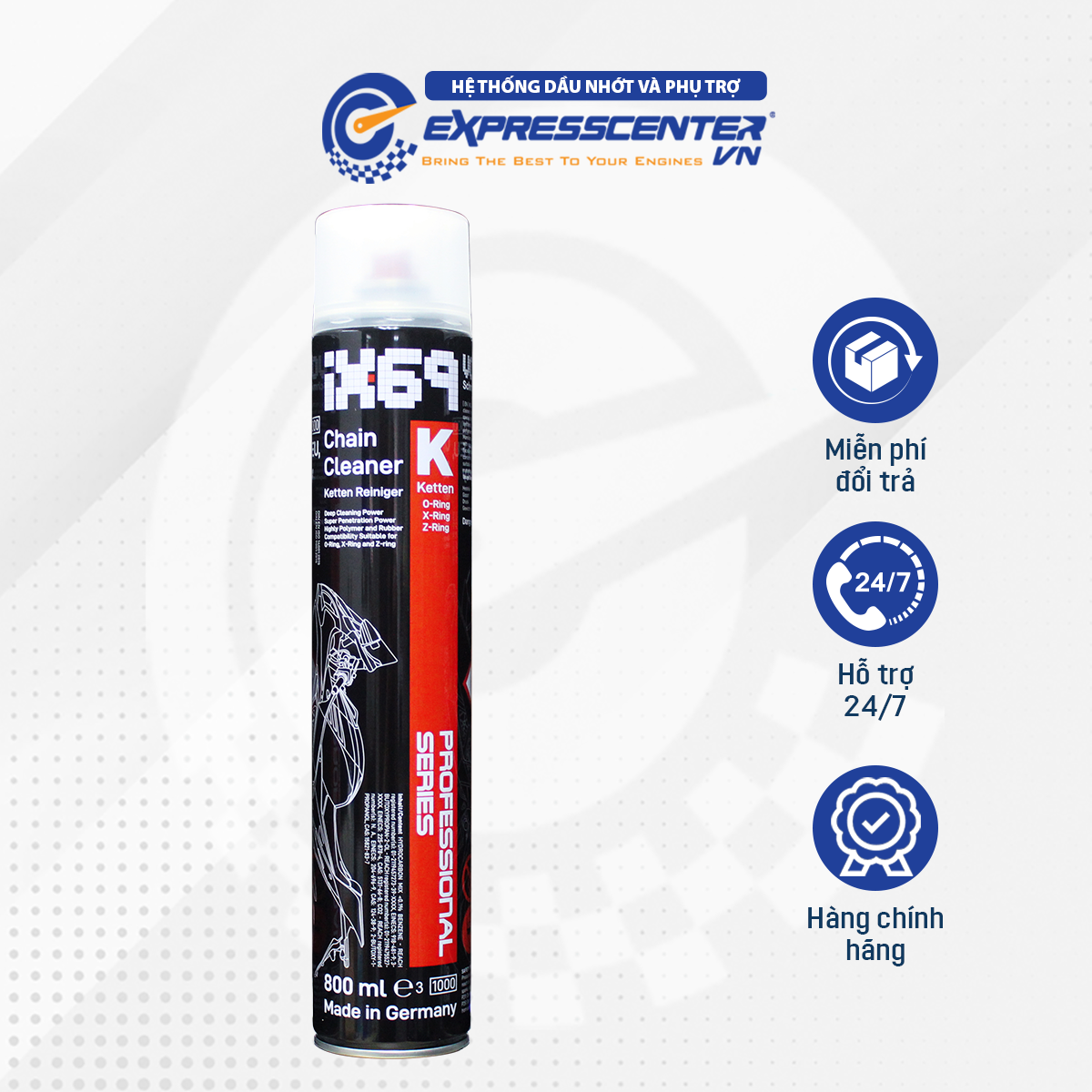 Rửa Sên Voltronic IX69 Jumbo 800ml