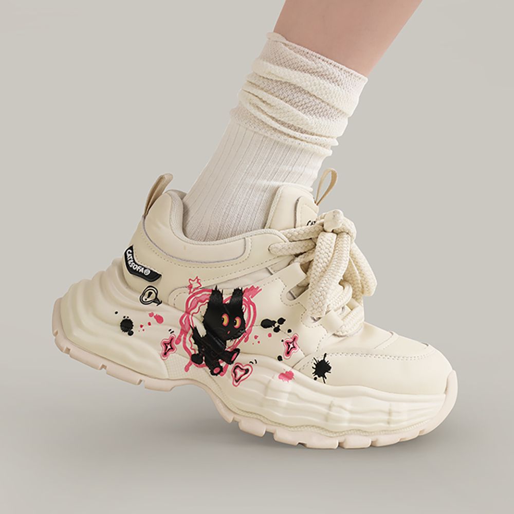 Giày Sneakers Cat&Sofa BLC Cream 01