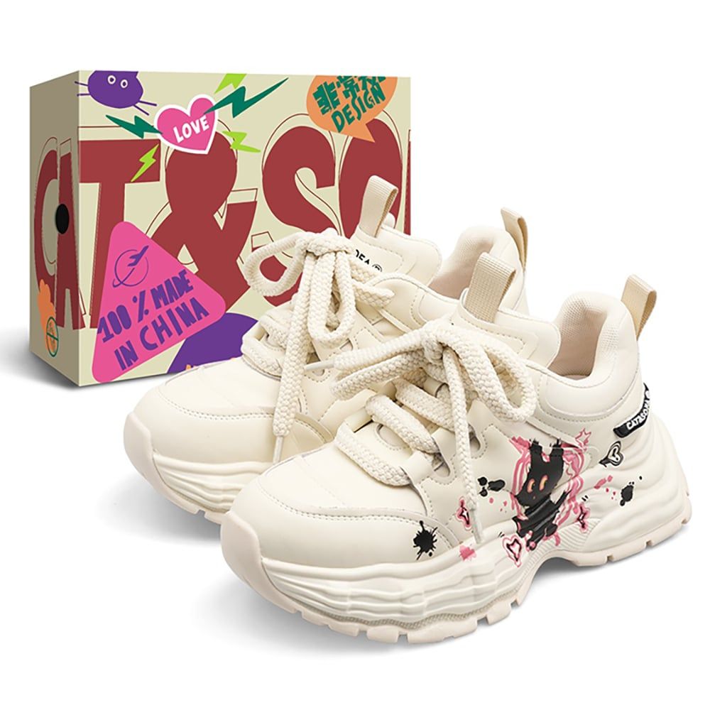 Giày Sneakers Cat&Sofa BLC Cream 01