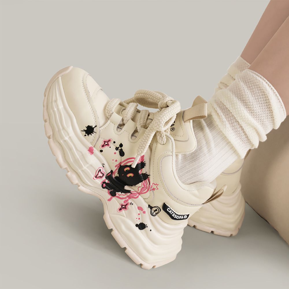 Giày Sneakers Cat&Sofa BLC Cream 01