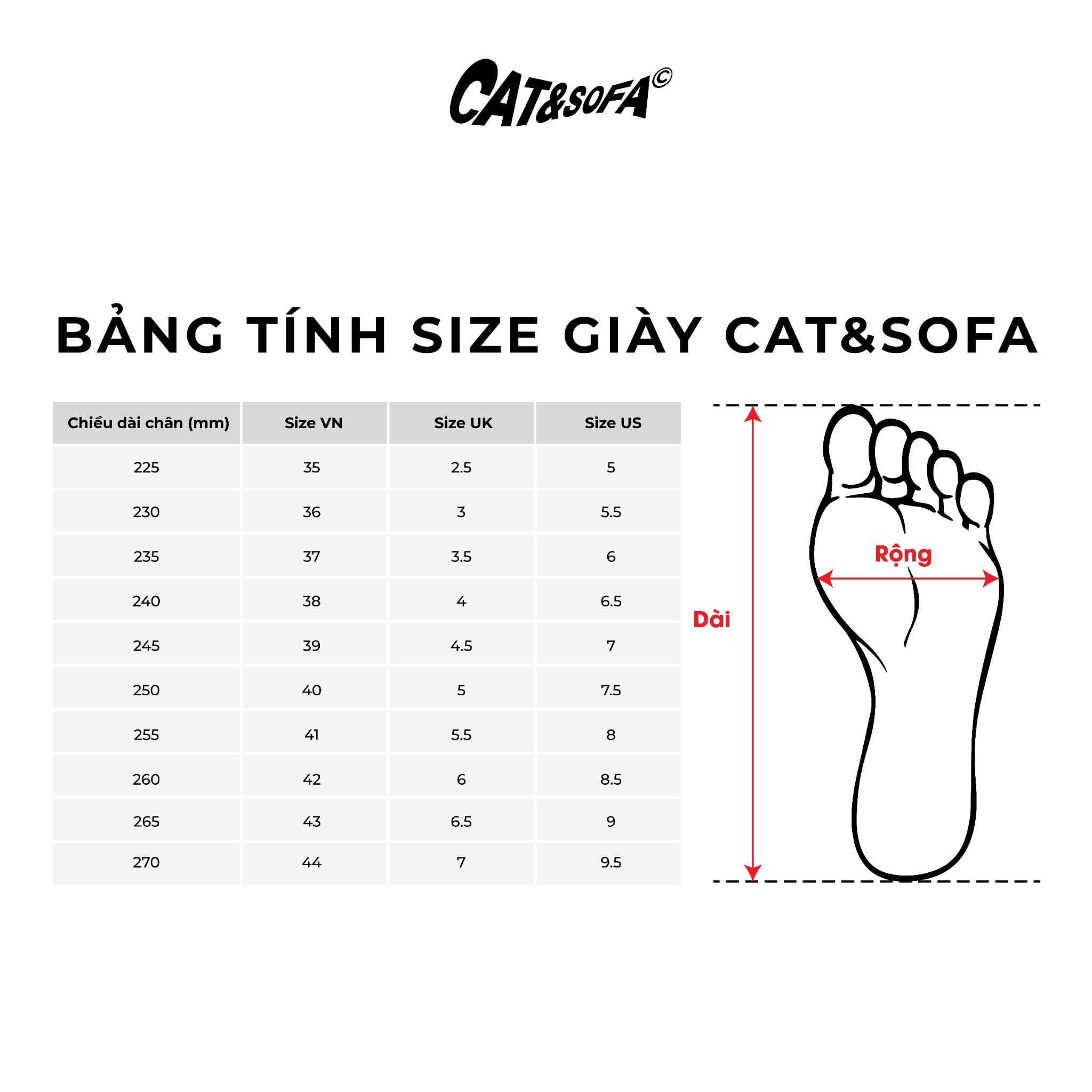 Giày Sneakers Cat&Sofa COR Word 01