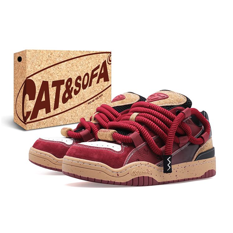 Giày Sneakers Cat&Sofa MAX Wine 01