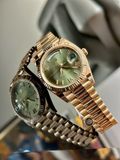 ROLEX DAY-DATE 40MM ROSE GOLD 228235-0025 OLIVE