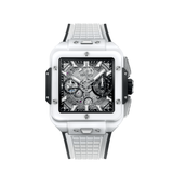 ĐỒNG HỒ HUBLOT SQUARE BANG UNICO WHITE CERAMIC 42MM